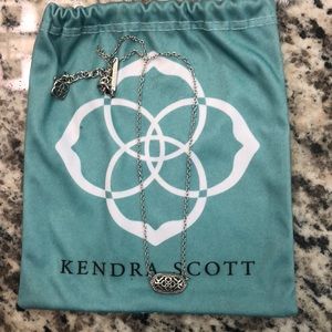 Kendra Scott Silver Filagree Elisa Necklace